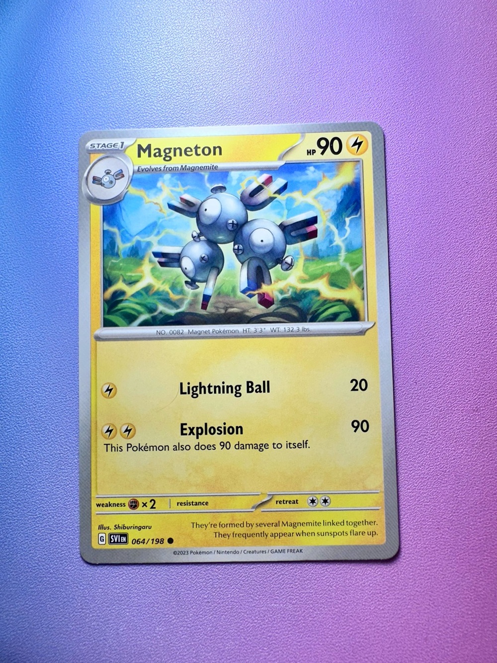 magneton - 064/198 (common) — pokémon: scarlet & violet - base set